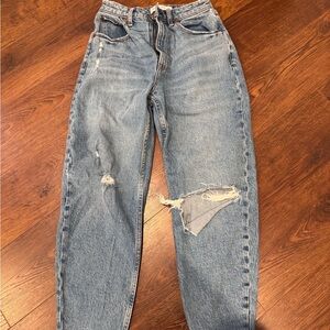 Abercrombie & Fitch High Rise Blue Jeans